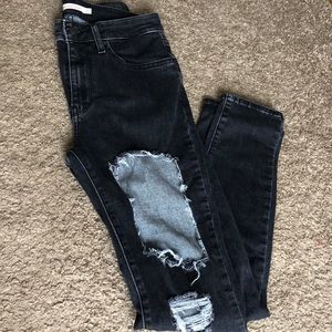 Levi Strauss & co 721 black jeans